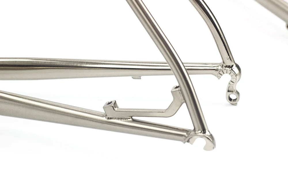 SEABORAD хромированная дорожная велосипедная Рама с вилкой 700C Classic Cyclocross Cr-mo Frameset дисковый тормоз гравий термообработка стальная рама вилки