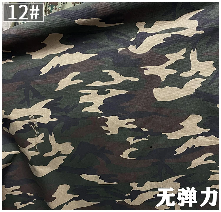Хлопковая камуфляжная ткань с саржевым переплетением одежда для военной