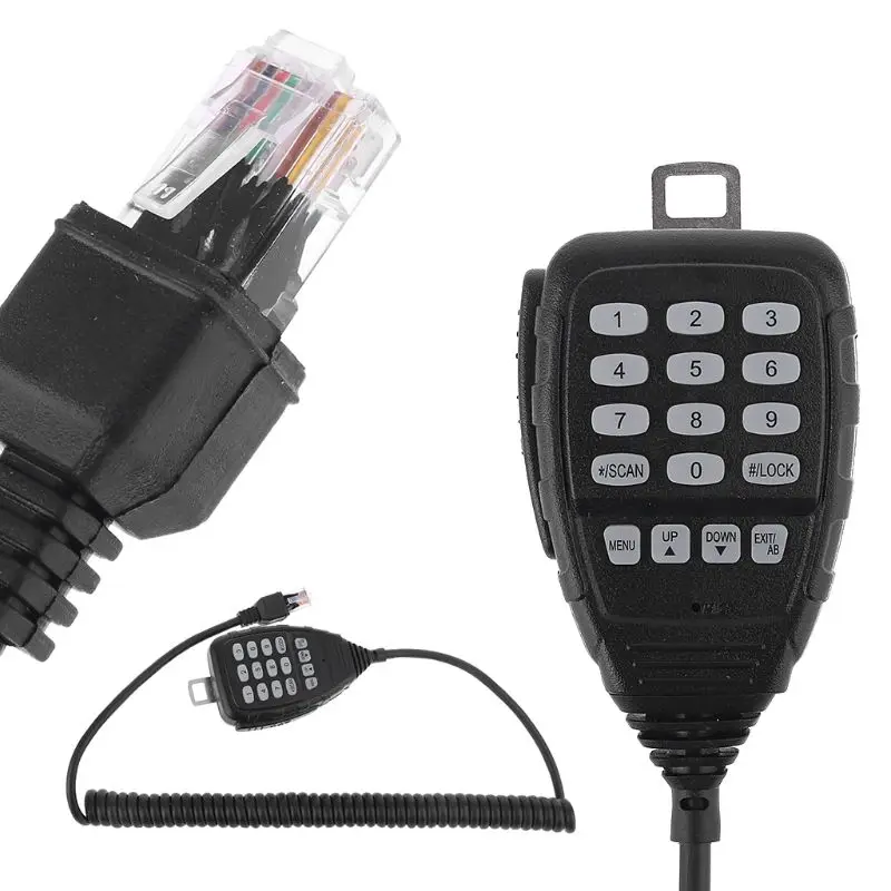 DTMF динамик микрофон для QYT KT-8900D KT-8900 KT8900R KT-7900D Mini-9800 KT8900 автомобильные Мобильные