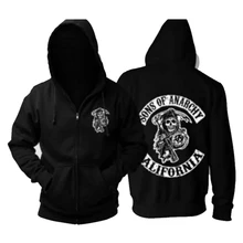 TV Sons of Anarchy Jacket Costumes Hoodies Sweatshirts Autumn 3D Print Samcro Jax Cosplay Hooded Coat Tops For Women and Mens