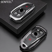 zinc alloy car key case cover for buick envision vervno gs 20t 28t encore new lacrosse opel astra k accessories keychain