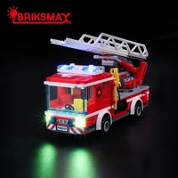 briksmax led light up kit for 60107 city series fire ladder truck not include model