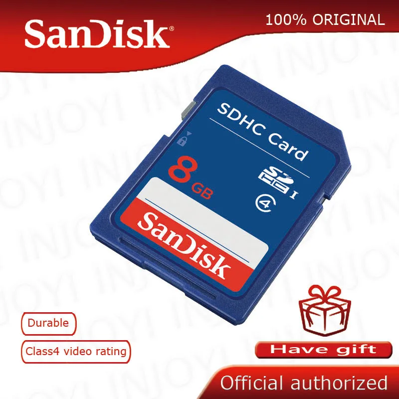 Оригинальная карта памяти SanDisk SD 32 ГБ 16 8 4 Гб C4 SDHC класс камеры sd Pass официальная