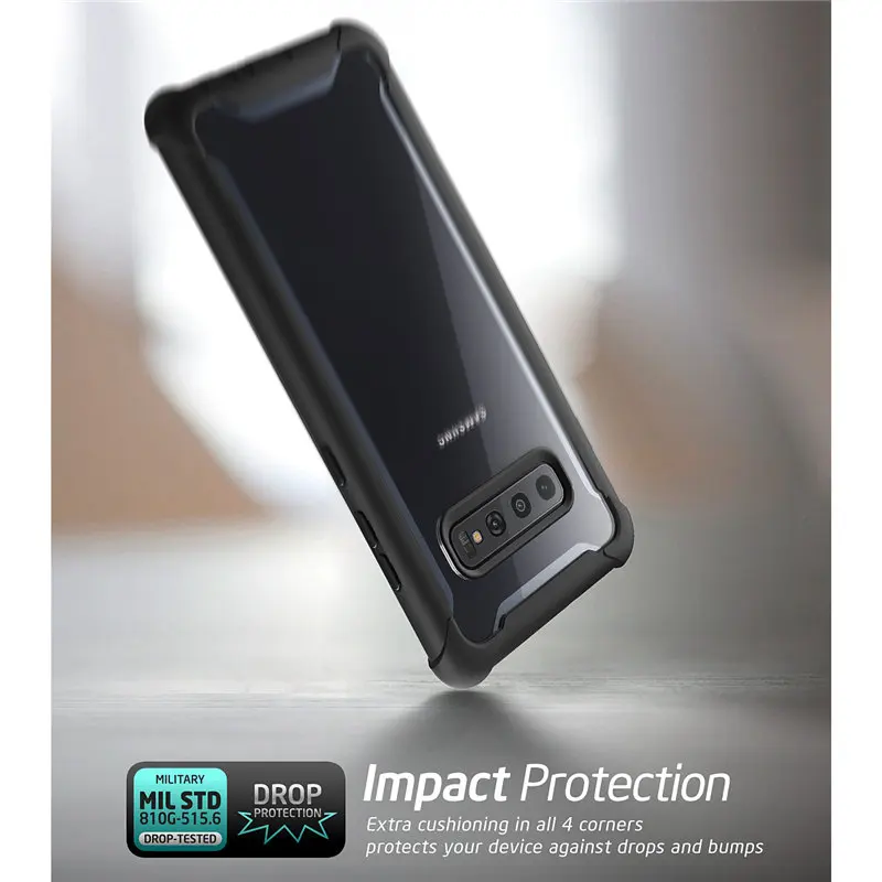 i blason for samsung s10 plus case 6 4 ares rugged case with built in screen protector not compatible with fingerprint sensor free global shipping