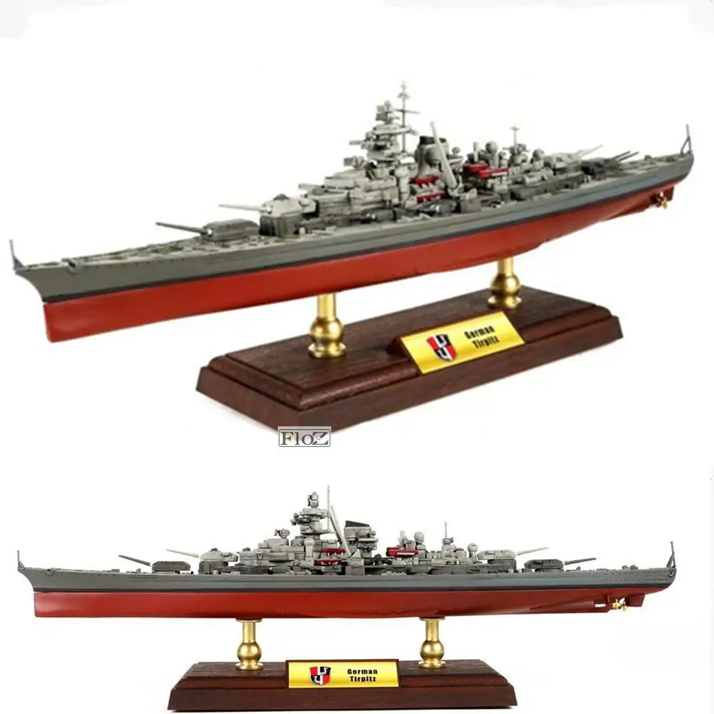 Литая модель корабля Tirpitz времен Второй мировой войны 1/700 года | Игрушки и хобби