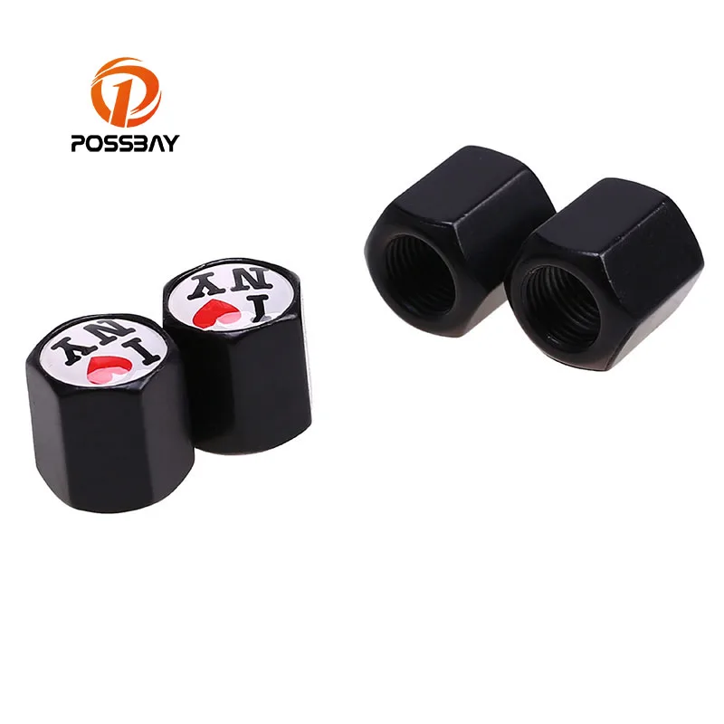 Универсальные колпачки клапанов автомобильных шин POSSBAY герметичные для чехол