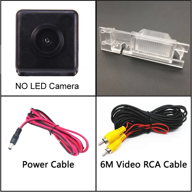 NO LED Для Alfa Romeo AR Furiosa 2007- HD CCD Ночное видение автомобиля зеркало заднего вида монитор для парковки Обратного Хода, парковочные резервные фонари заднего вида Камера - Название цвета: NO LED