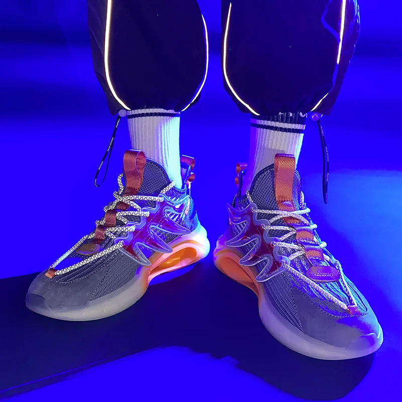 

Summer Mesh Casual Sneaker Air Cushion Men Running Shoes Breathable Damping Sports Shoes For Men Walking Trekking Footwear