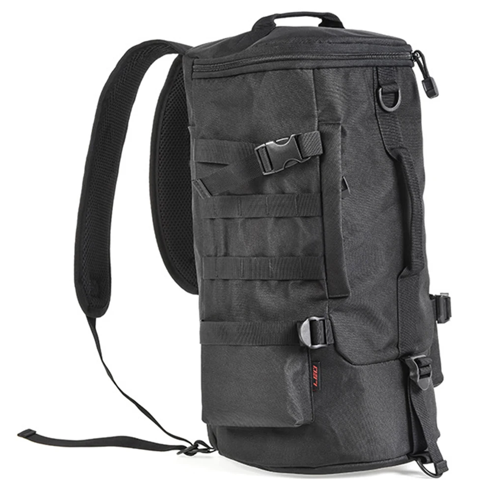 

Fishing Backpack Cylindrical Fishing Tackle Carry Bag Tackle Storage Bags Travel Large Capacity Folding For Fishing Yellow