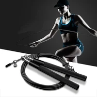 wear resistant steel wire bearing rope skipping adult professional speed fitness training wire rope adjustable anti slip handle
