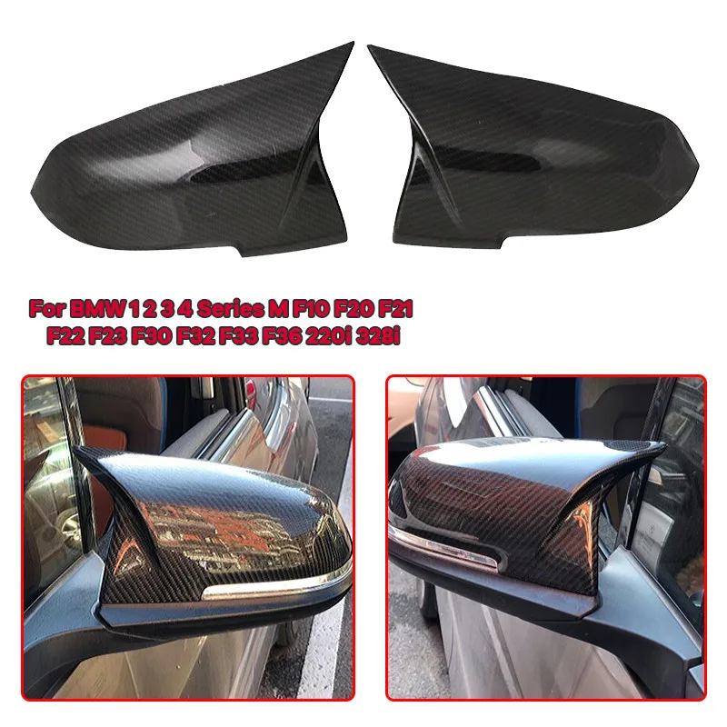 

Car Carbon Fiber Rearview Mirror Covers Cap For BMW 1 2 3 4 Series M F10 F20 F21 F22 F23 F30 F32 F33 F36 220i 328i Accessories