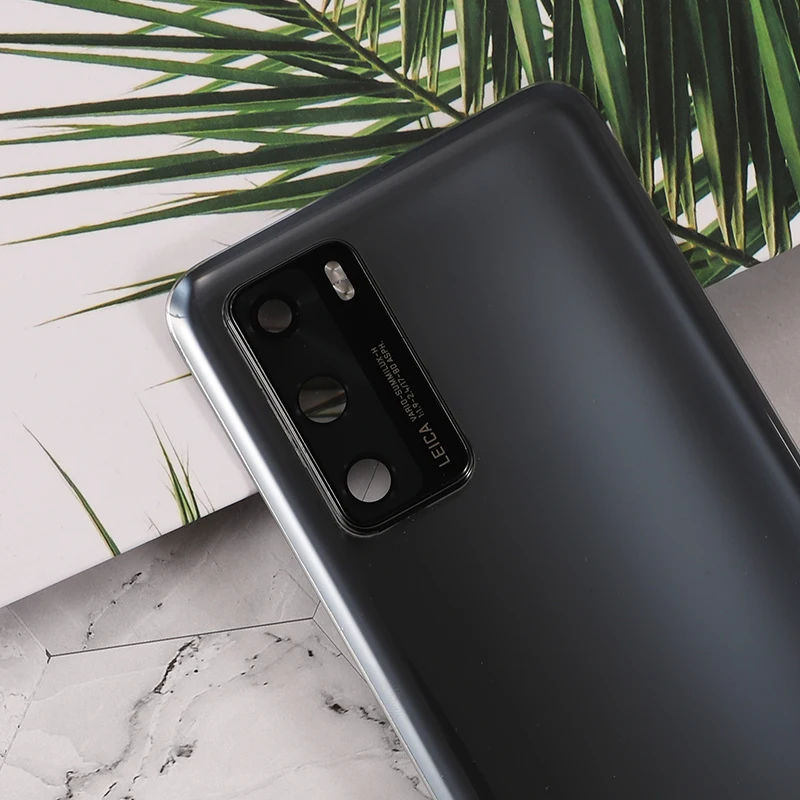 

P 40 Battery Cover For Huawei P40 Housing Glass Repair Back Door Phone Rear Case + Logo Camera Lens Sticker