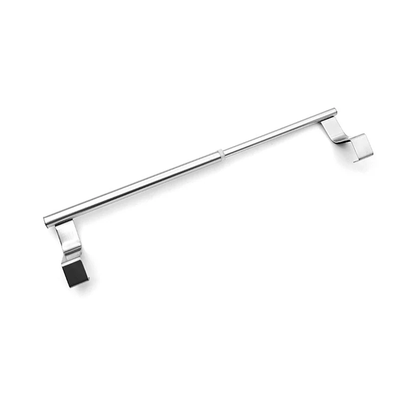 Stainless Steel Telescopic Towel Bar Racks Holder Hanger Organizer Rail Bathroom Kitchen | Обустройство дома