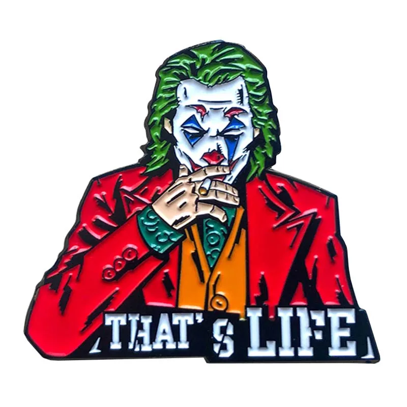 Мягкая эмалированная булавка joker|Броши| |