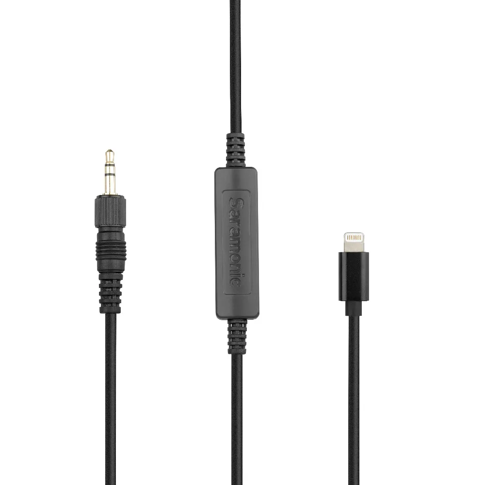 Штекерный соединитель Saramonic с блокировкой 3 5 мм кабель выходом от TRS к Lightning для