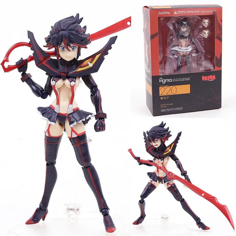 

Figma 220 Anime KILL la KILL Matoi Ryuuko PVC Action Figure Collection Model Doll Gift Toys Brinquedos