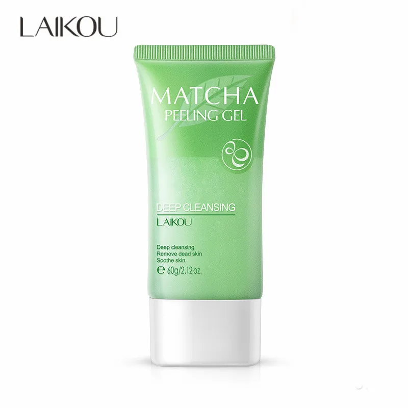 

LAIKOU Matcha Exfoliating Peeling Gel Facial Scrub Moisturise Whitening Nourishing Cleansing Repair Scrubs Face Cream Skin Care