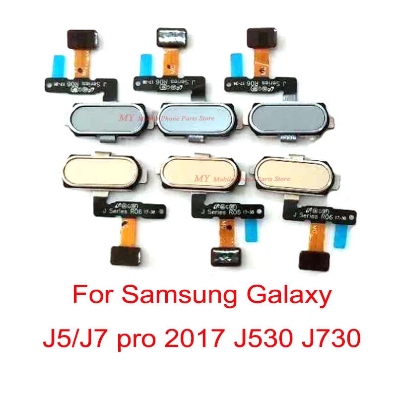 

5PCS Touch ID Fingerprint Sensor Flex Cable For Samsung Galaxy J5 J7 pro 2017 J530 J730 J530F J730F Home Return Key Menu Button