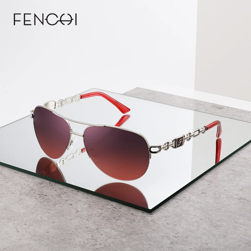 FENCHI, модные, классические, брендовые, белые, плиот, солнцезащитные очки для женщин, розовая, розовая, Золотая оправа, женские очки, Zonnebril Dames Oculos Feminino