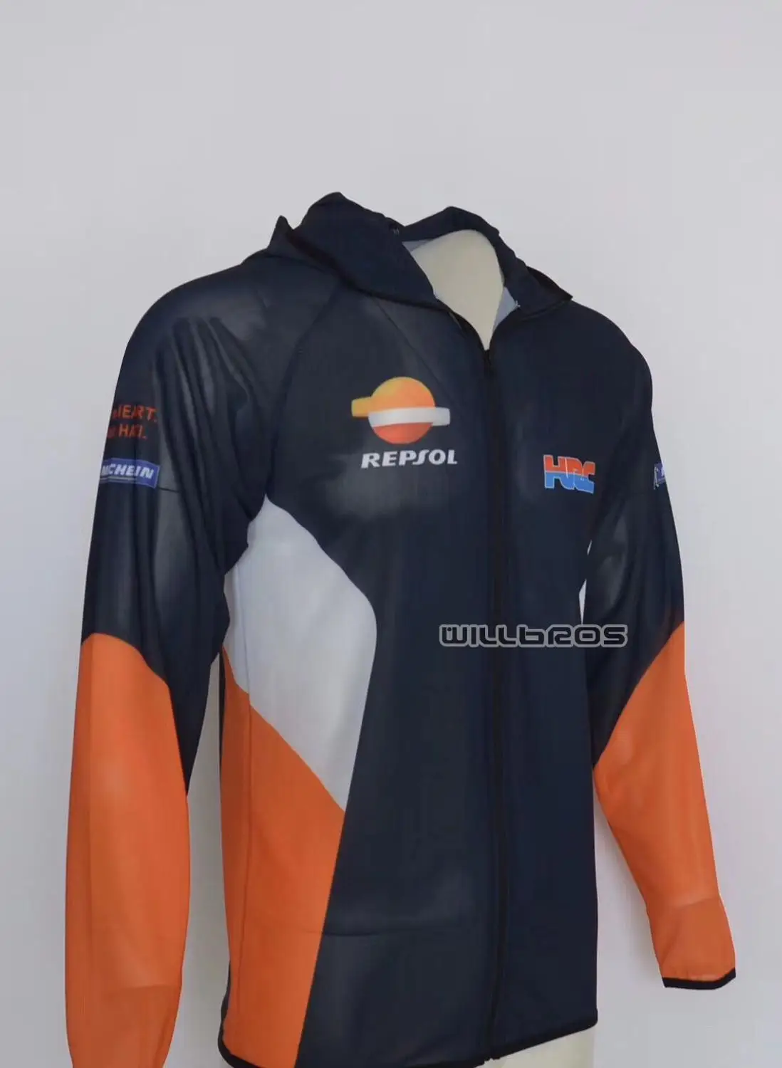 

Hot Sale Motorcycle Anti-UV Sunscreen Sweatshirt For Honda Mens Motocross Motorbike Riding Hoodie