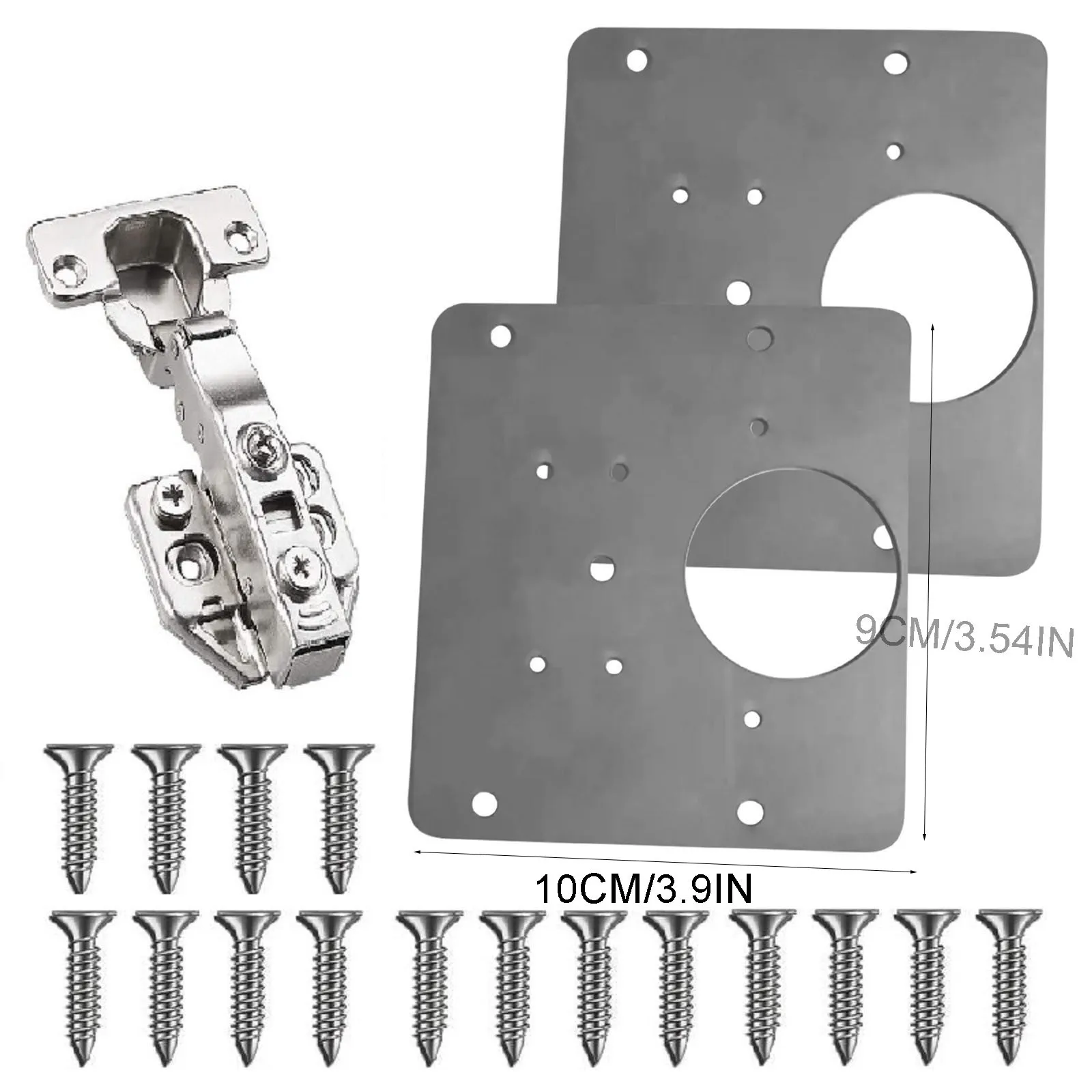 19 шт./компл. Кухня шкаф со стеклянными дверцами Ремкомплект для шкафных петель