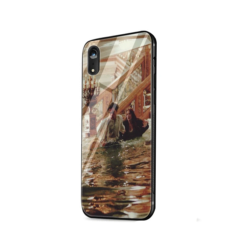 Мобильный телефон стеклянный чехол для iPhone 5 5s SE 6 6s 7 8 Plus X XS Max XR Titanic Rose Jack |