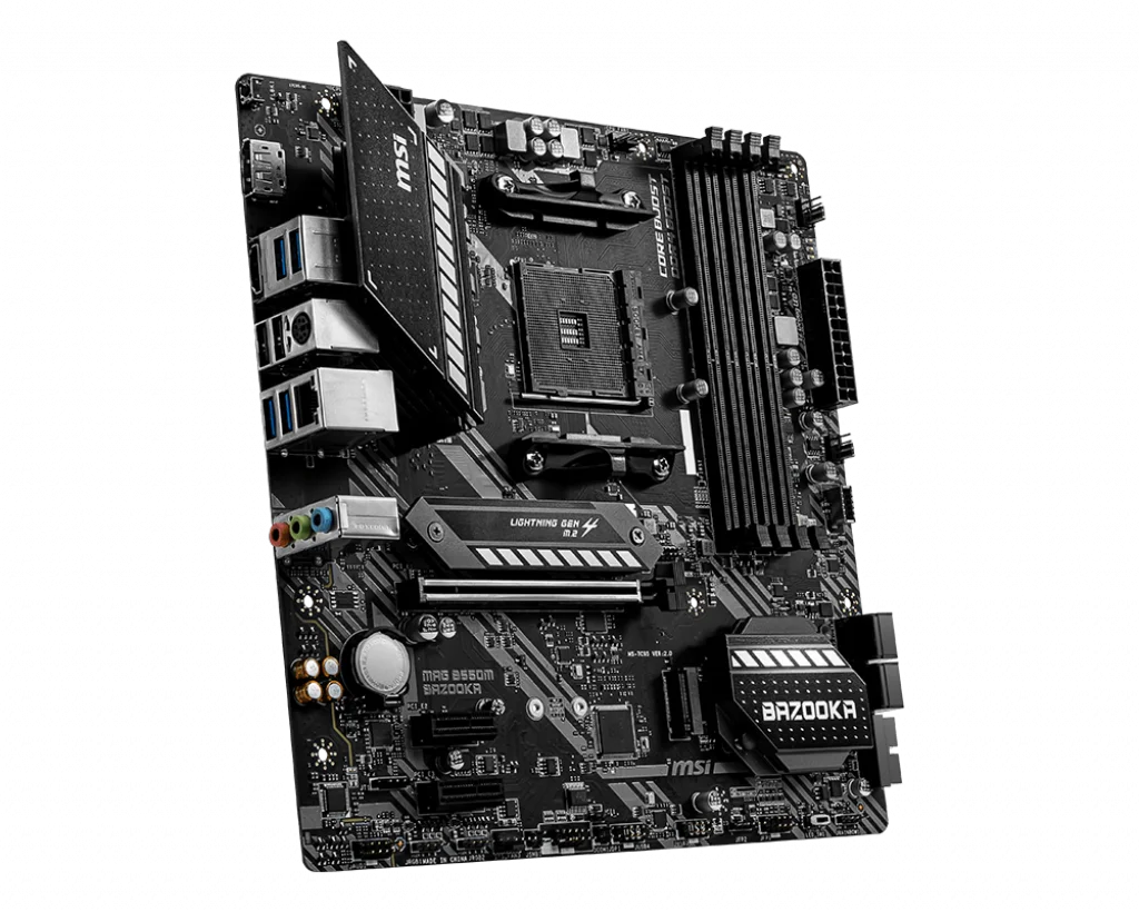 MSI MAG B550M гранатомет и AMD Процессор Ryzen 7 1700 Kingston DDR4 8 Гб х 2 Комбинации комплект M.2 USB3.0