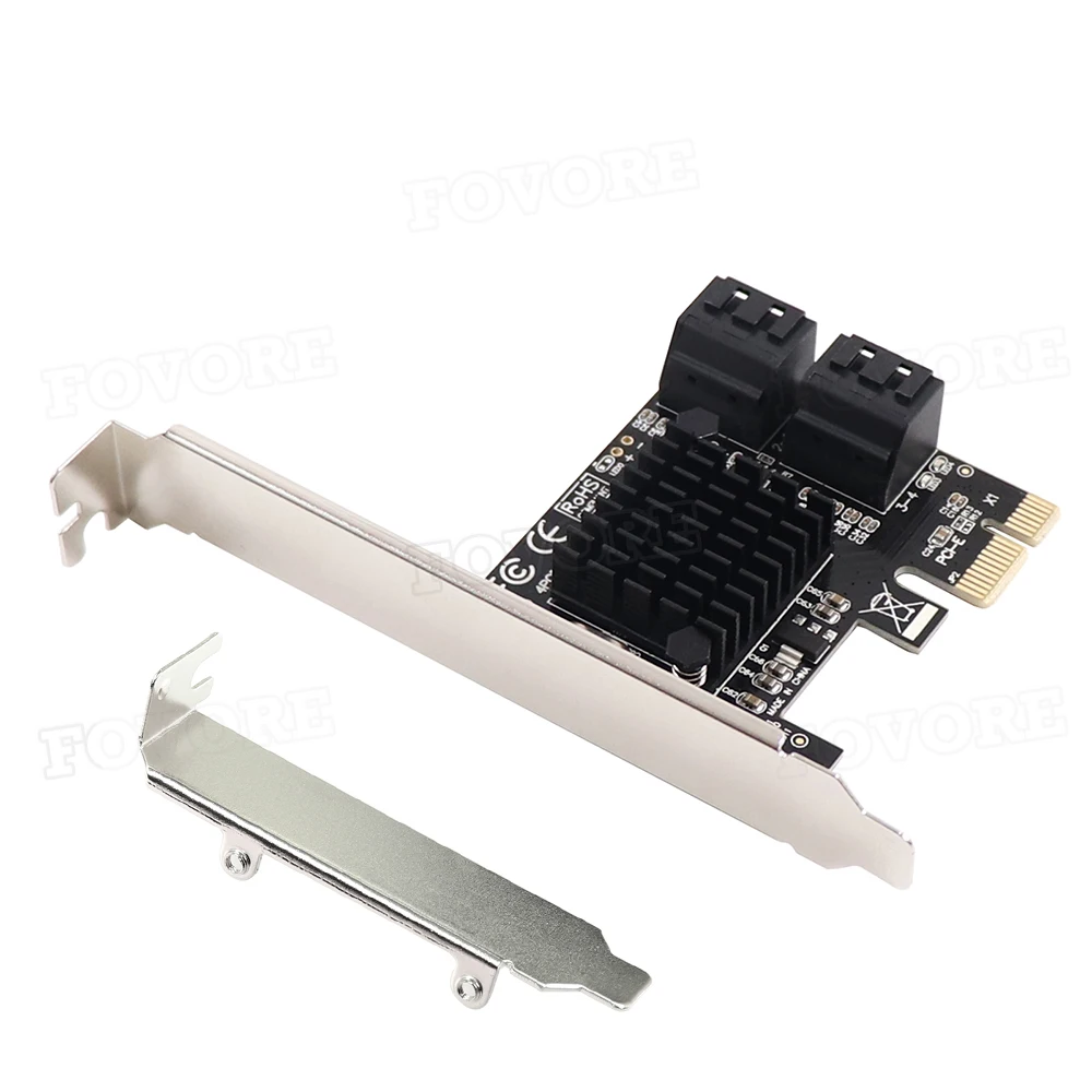 pcie sata контроллер 4 порта 6g pci e к sata3 0 рас