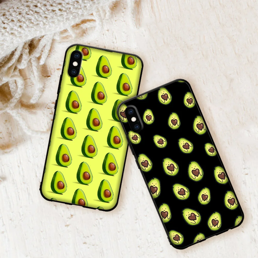 avocado soft cover case for iphone 12 11 pro x xs xr max free global shipping