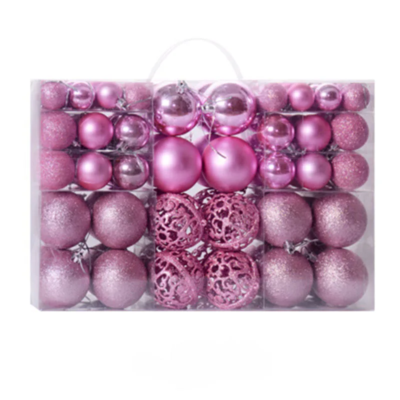 100 шт. Рождественский шар 4 типа рождественские украшения украшение для дома