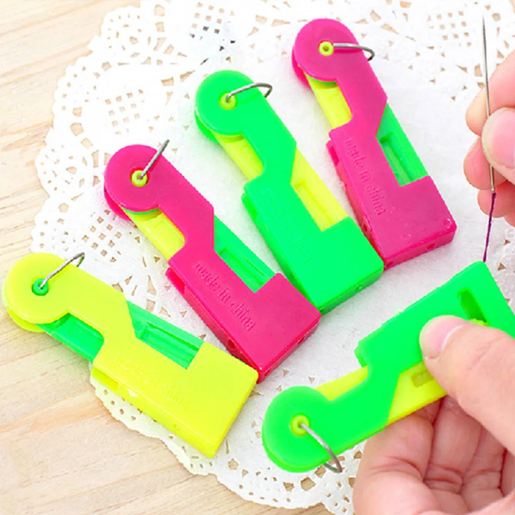 

2021 Automatic Sewing Tools For The Elderly 1pcs Automatic Threader Thread Easy Use Guide Device Tool Needle Sewing Tool