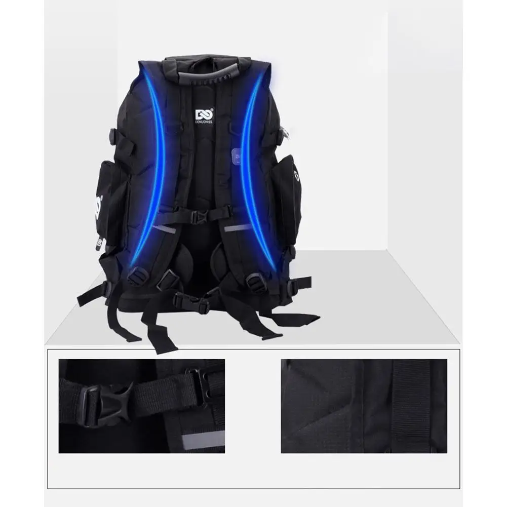 Yfashion 20-35L водонепроницаемый альпинистский рюкзак роликовый рюкзак для коньков спортивные Ледовые коньки сумка для хранения для мужчин и женщин