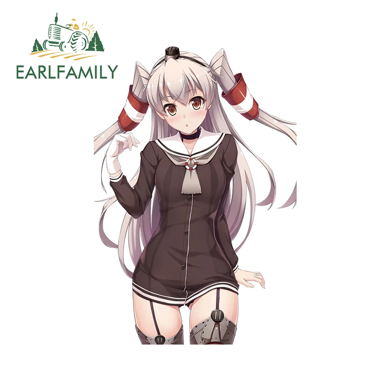 EARLFAMILY 13 см x 8 для Amatsukaze Kantai Collection забавная наклейка автомобилей Decal