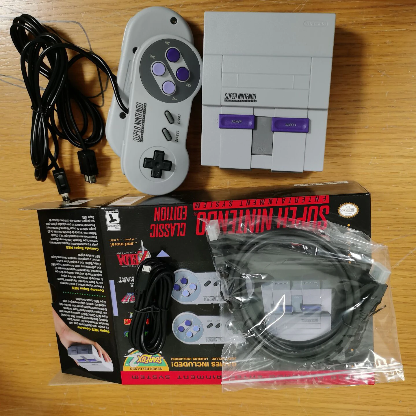 

Hot SuperNES Nintend 21 Games SNES Mini Game Console 16-bit SNES U.S. Version 30 Games Support Tf Card Video Game Consoles