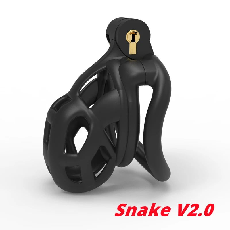 Мамба змея V2.0 клетка для члена 3D печатная на заказ целомудрие устройство легкое