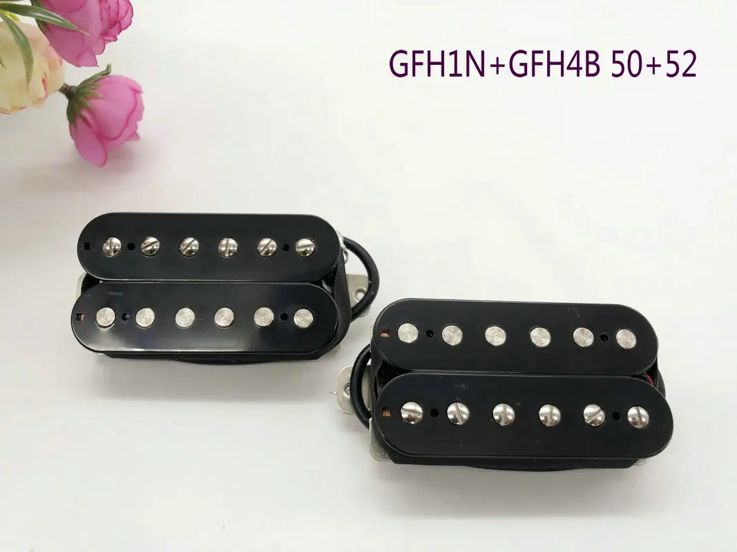 

1 Set GFH1+GFH4 Electric Guitar Alnico Humbucker Pickup ( Timbre Reference To SD SH1+SH4 )