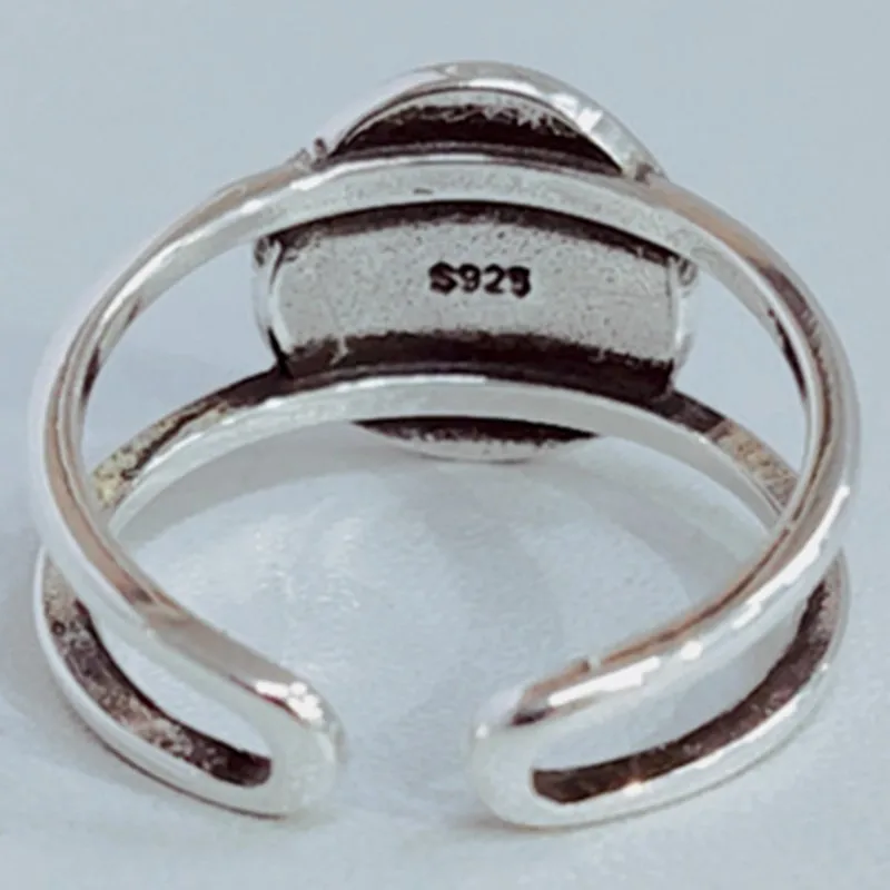 YIZIZAI Трендовое кольцо для женщин женское модное ретро Двухслойное Открытое с