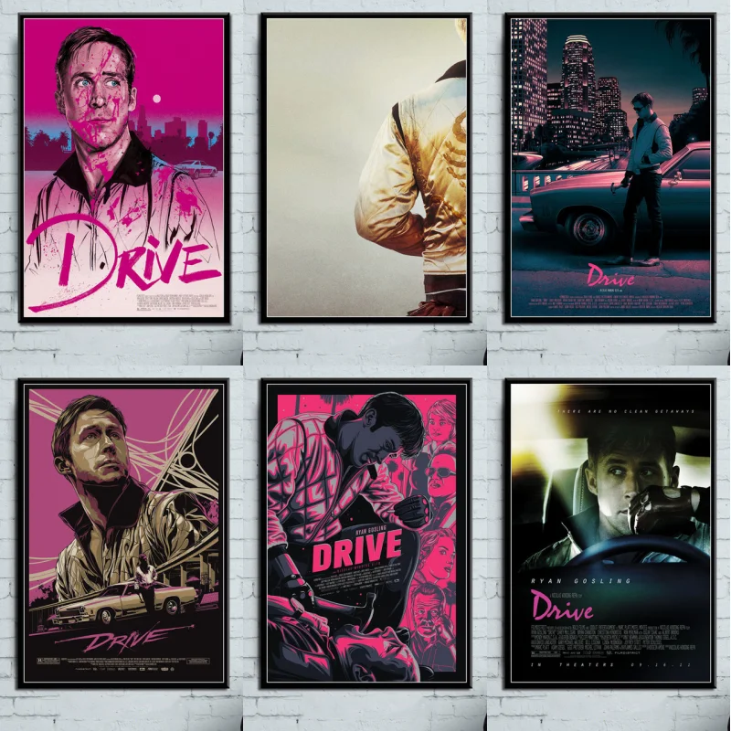 

Drive Classic Movie Ryan Gosling Movie Canvas Painting Posters And Prints Pictures On The Wall Decoration Home Decor Quadro
