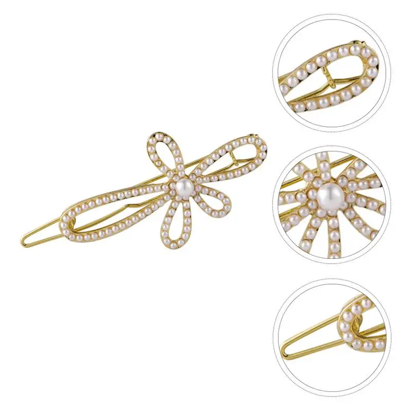 

1pc Barrette Alloy Flower Delicate Hair Clip Hair Accessory Hairpin for Girls Ladies