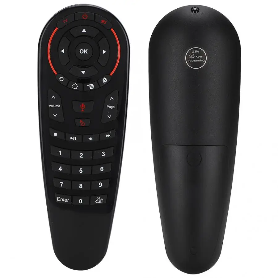 universal remote control G30S USB 2.4G Wireless Transmission Intelligent Voice Remote Controller with 6-axis Gyroscope Sensor |