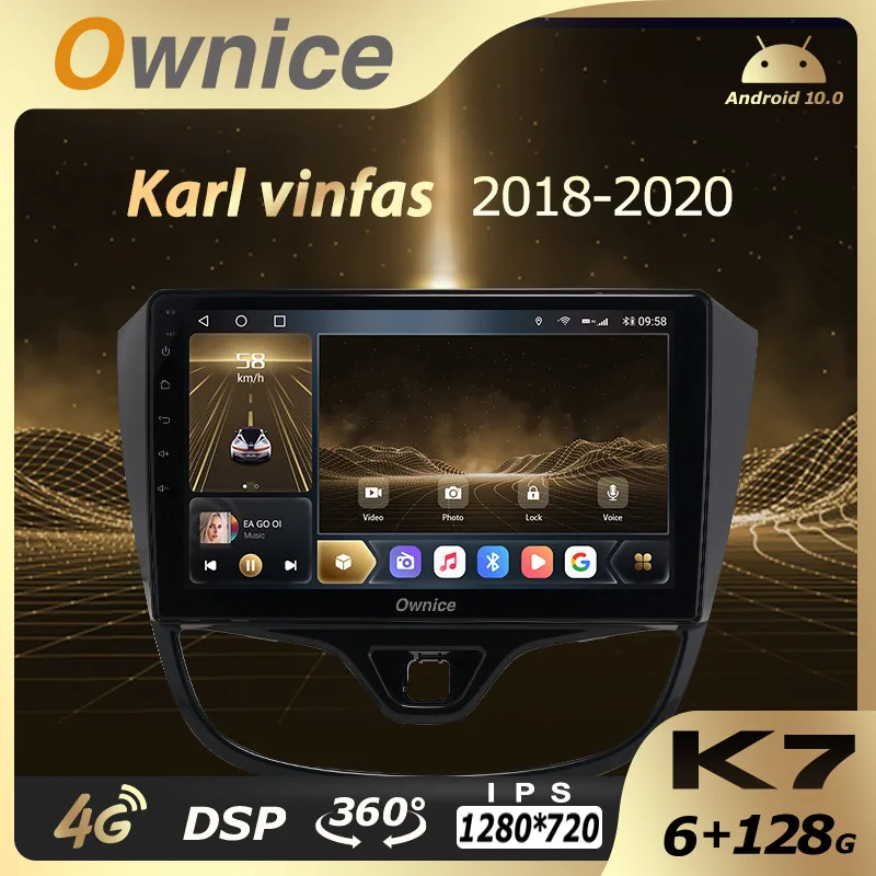 

Автомагнитола Ownice, 6 ГБ ОЗУ, 128 ПЗУ, Android 10,0, для Opel Karl vinfas 2018-2020, 4G LTE 5G, Wi-Fi, коаксиальный, SPDIF