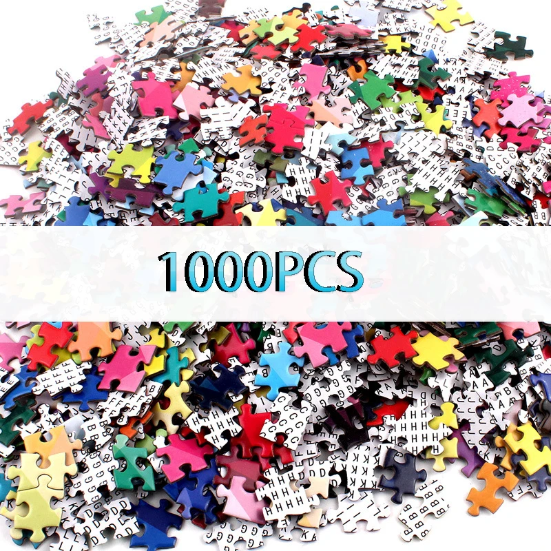 65*65 см Пазл 1000 штук для взрослых пазлы с Луной круглые высокой сложностью