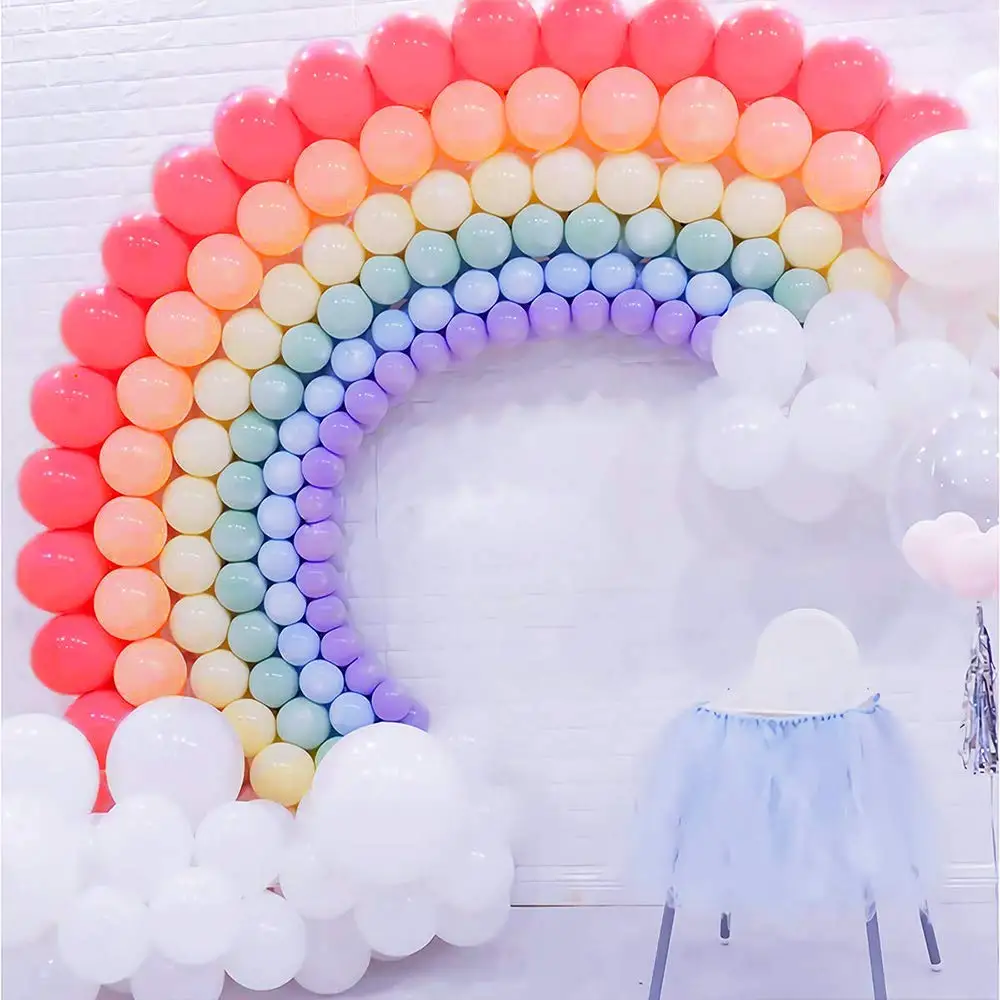 252 шт./компл. радужные шары арочный комплект 7 цветов латексные Globos Свадебный