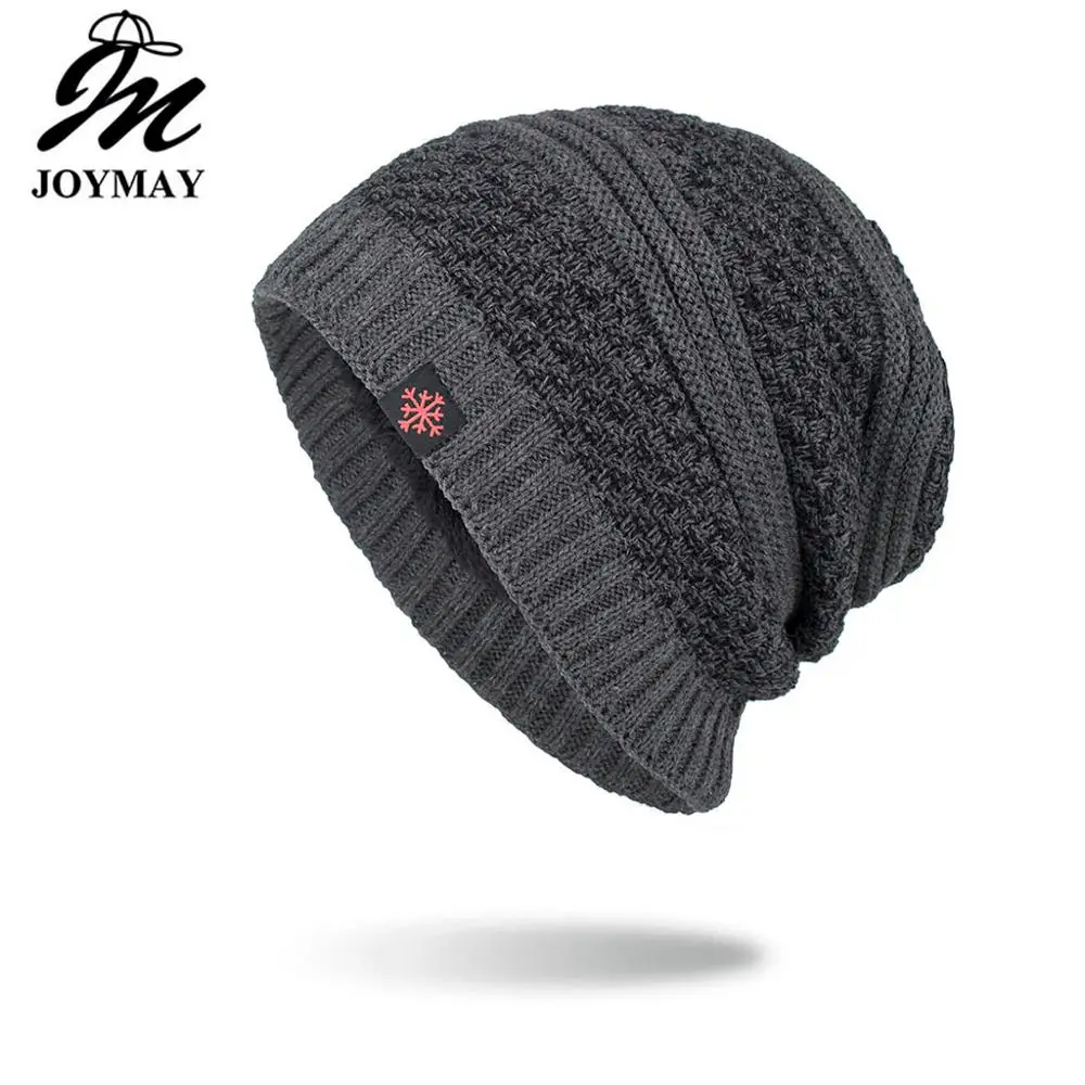 Joymay Новое поступление зимние шапочки шляпа унисекс красного цвета в стиле