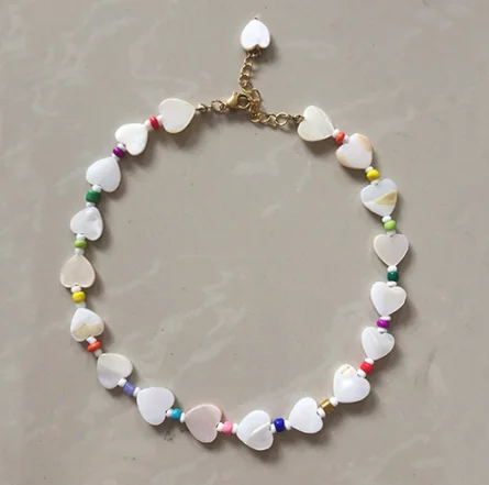 Модные звенья цепи bijoux Ожерелье из нержавеющей стали богемная жемчужная подвеска в стиле барокко ожерелье весна-слинг закрытие MATERA ожерелье - Окраска металла: 14