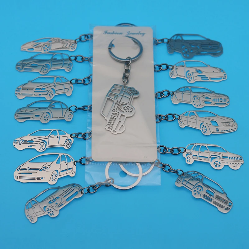 Модный автомобильный брелок FIMAODZ новинка стильный из нержавеющей стали в форме