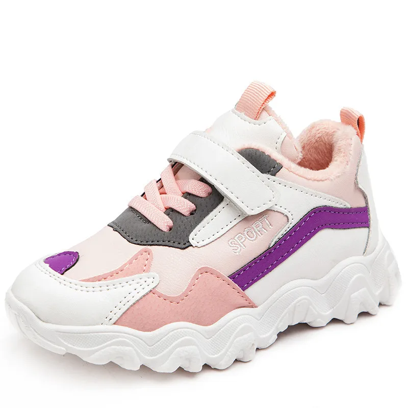 

Children Spring Autumn Casual Shoes Winter Thick Cotton Warm Children Sports Shoes Boys Girls School Sneakers