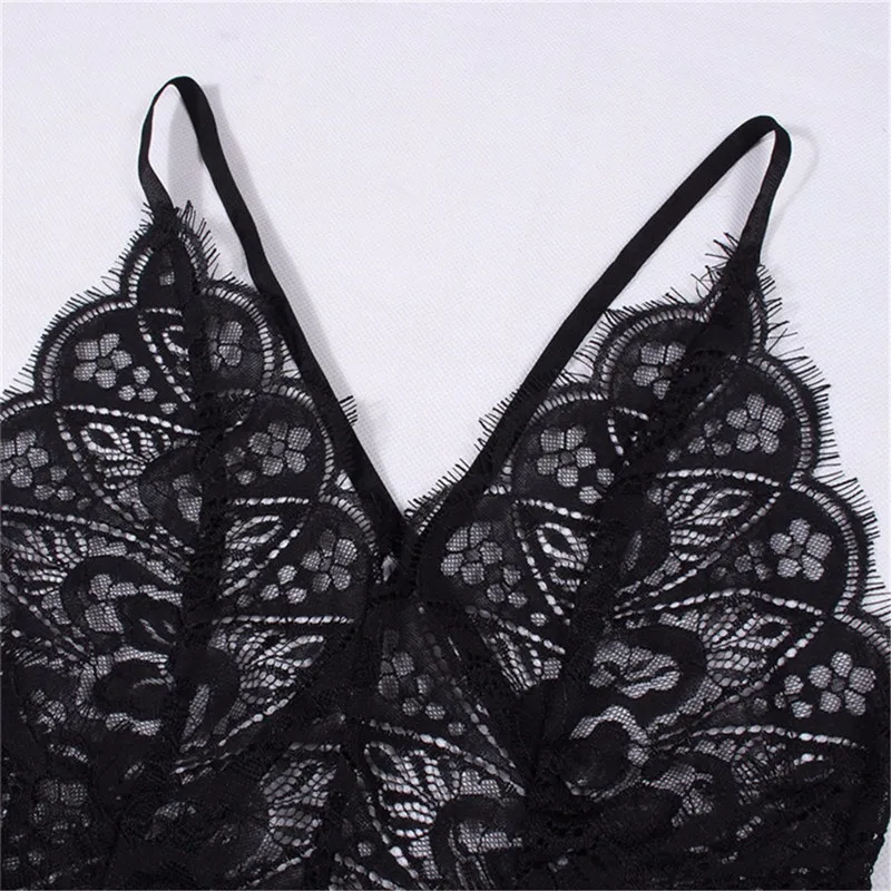 

Sexy Lace Bodysuit Women Bodycon Jumpsuit Summer Hollow Out Rompers Womens Jumpsuit Body Top Overalls Feminino Suit