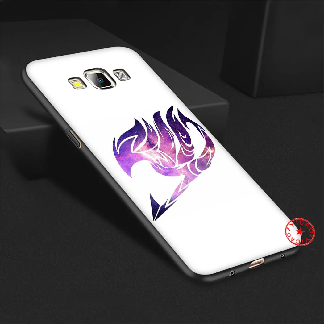 Japanese anime Fairy Tail Black Soft Silicone Case for Samsung Galaxy A70S A20E A2 J4 J6 Plus Core J7 Duo J8 TPU Cover |