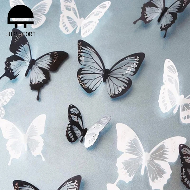 3D настенная наклейка в форме бабочки 18 шт./лот | Дом и сад
